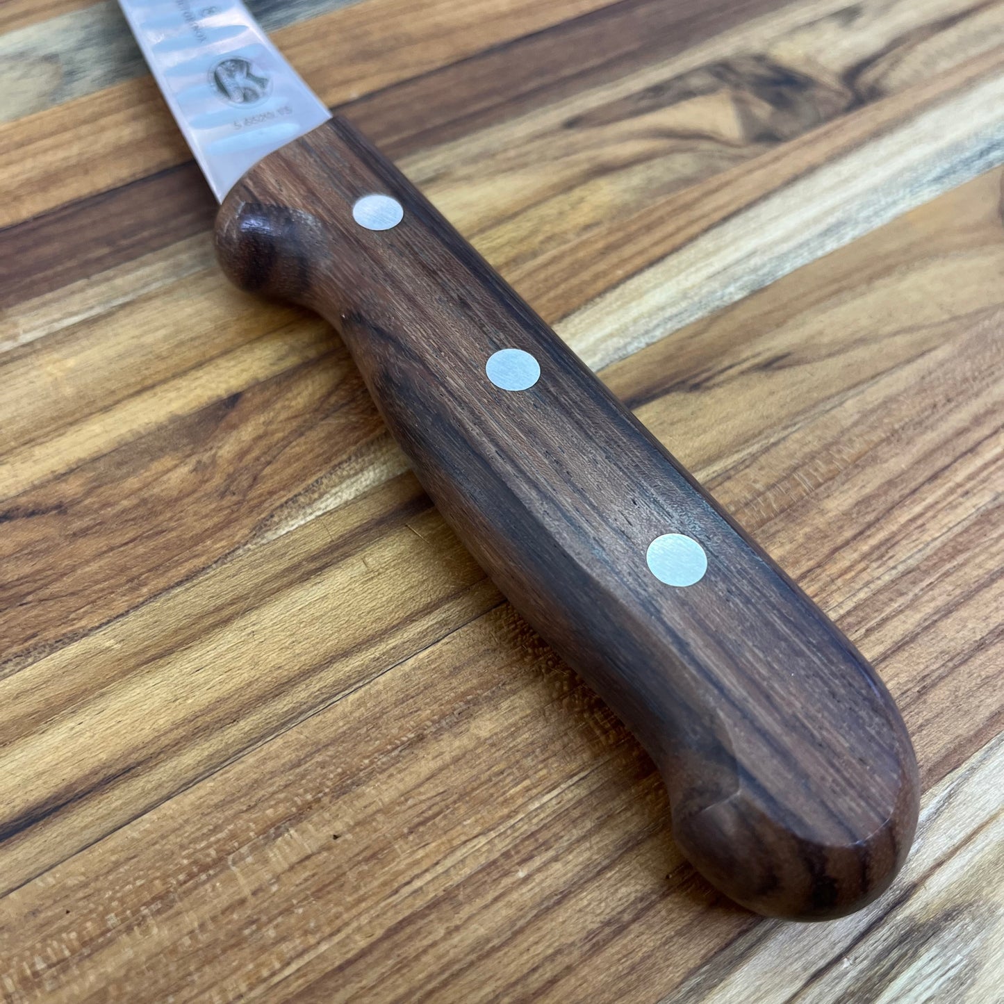 Victorinox Rosewood 6" Stiff Curved Extra-Tall Boning Knife w/ Hollow-Ground