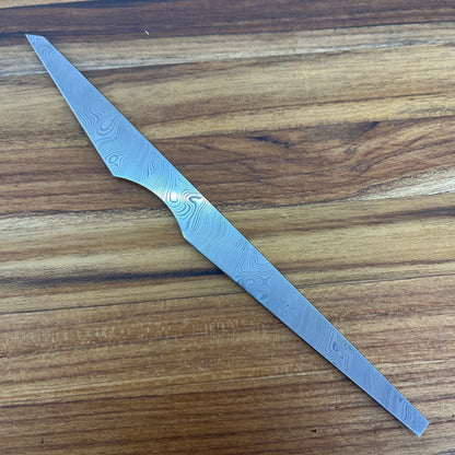3rd Hill Customs 55mm (2.20") Damasteel Kiridashi