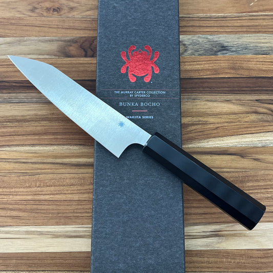 SPYDERCO K16GP BD1N 160mm (6.28") Funayuki - Murray Carter Wakiita Series