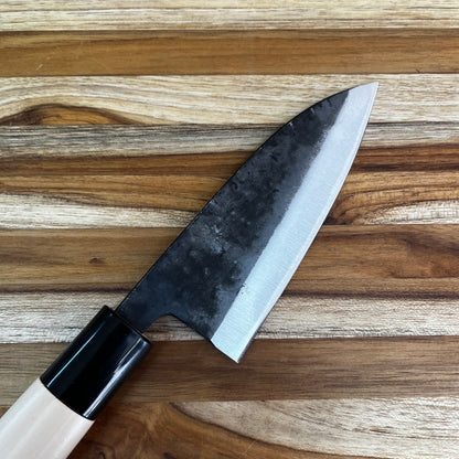 Tosa Kusakichi 120mm Kurouchi Double Beveled Deba