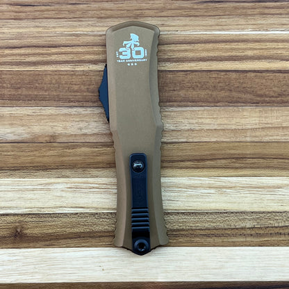 Microtech Mini Hera II 30th Anniversary S/E 3" OTF w/ Tan Aluminum Handle