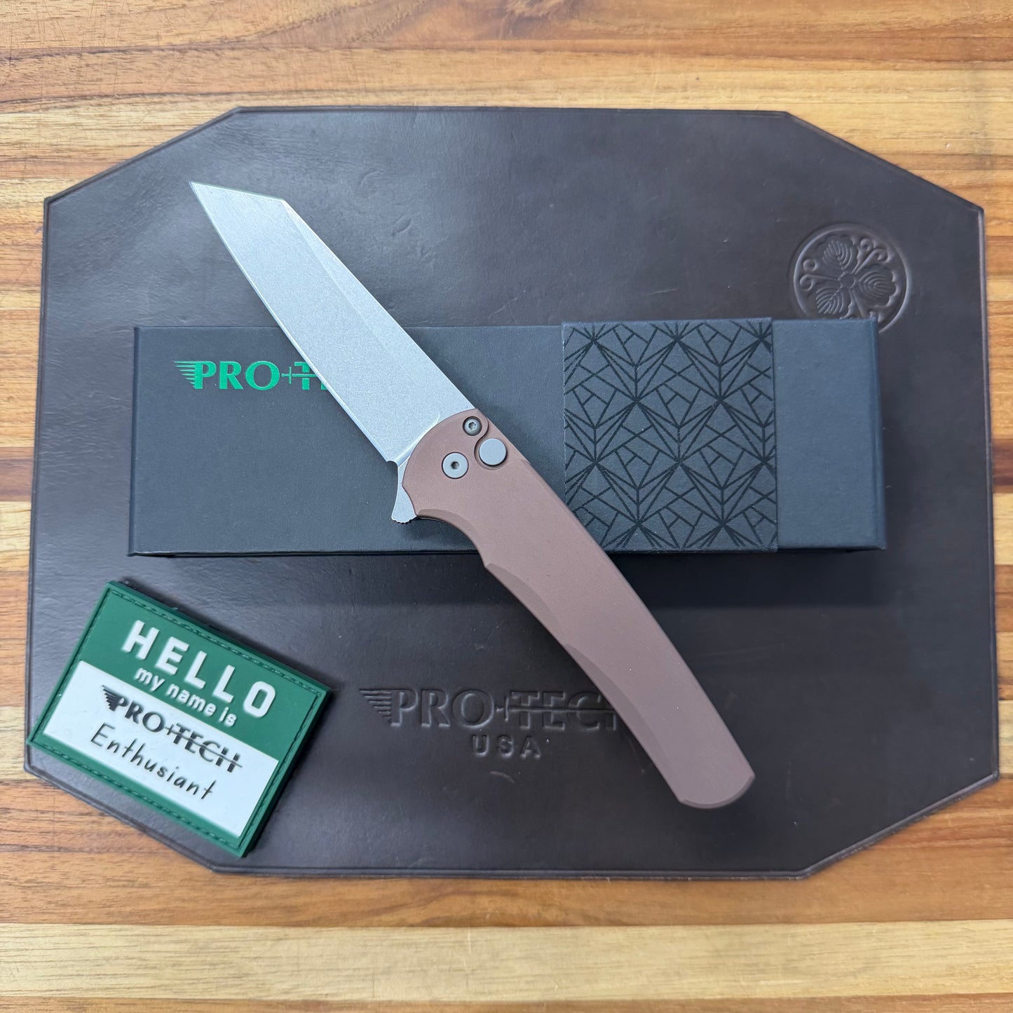 Pro-Tech Malibu 3.25" Flipping Knife w/ Flat Dark Earth Aluminum Handle