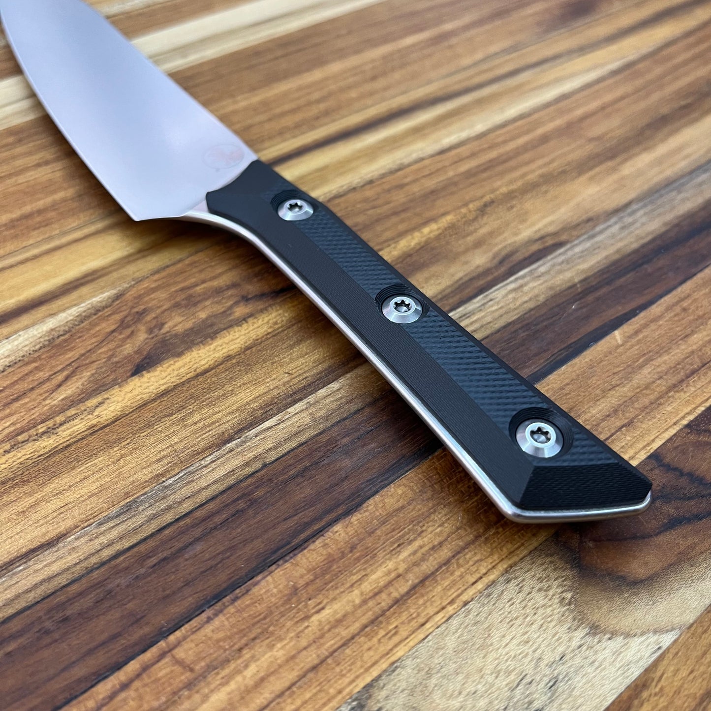 Microtech Culinary 6" Utility Knife w/ Black G10 Handle