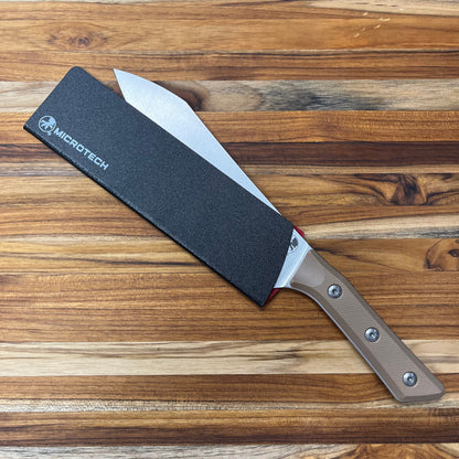Microtech Culinary 8" Chef's Knife w/ Coyote Tan G10 Handle