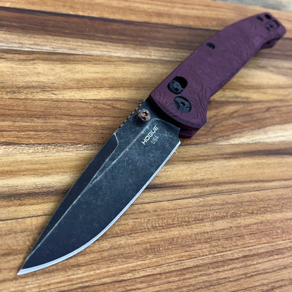 Hogue Mysto 3.4" Folding Knife w/ Redstone Richlite Handle