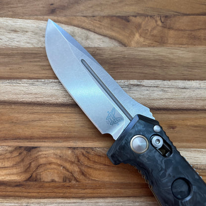 Benchmade Mini Adamas 3.25" Auto w/ Carbon Fiber Handle