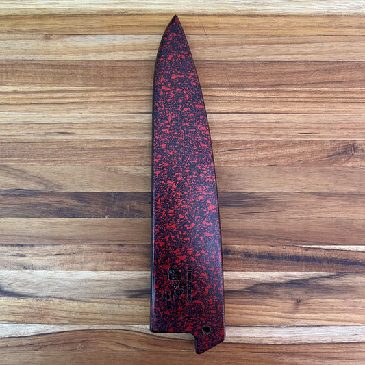 Mcusta Zanmai Red Lacquer 150mm (6") Petty Saya w/ Pin