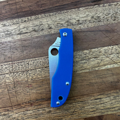 Spyderco Grasshopper 2" Folding Knife w/ Blue Handle