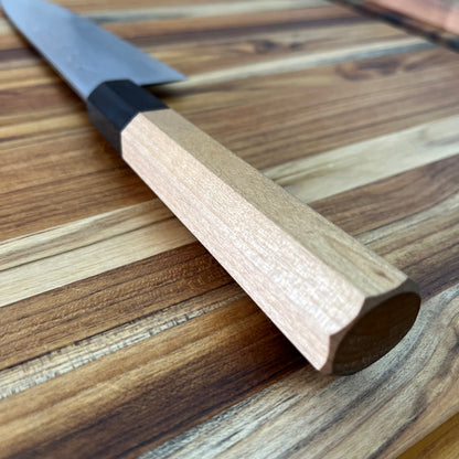 Kikuichi Kasumi Aoko Blue Carbon Damascus 210mm (8.25") Gyuto