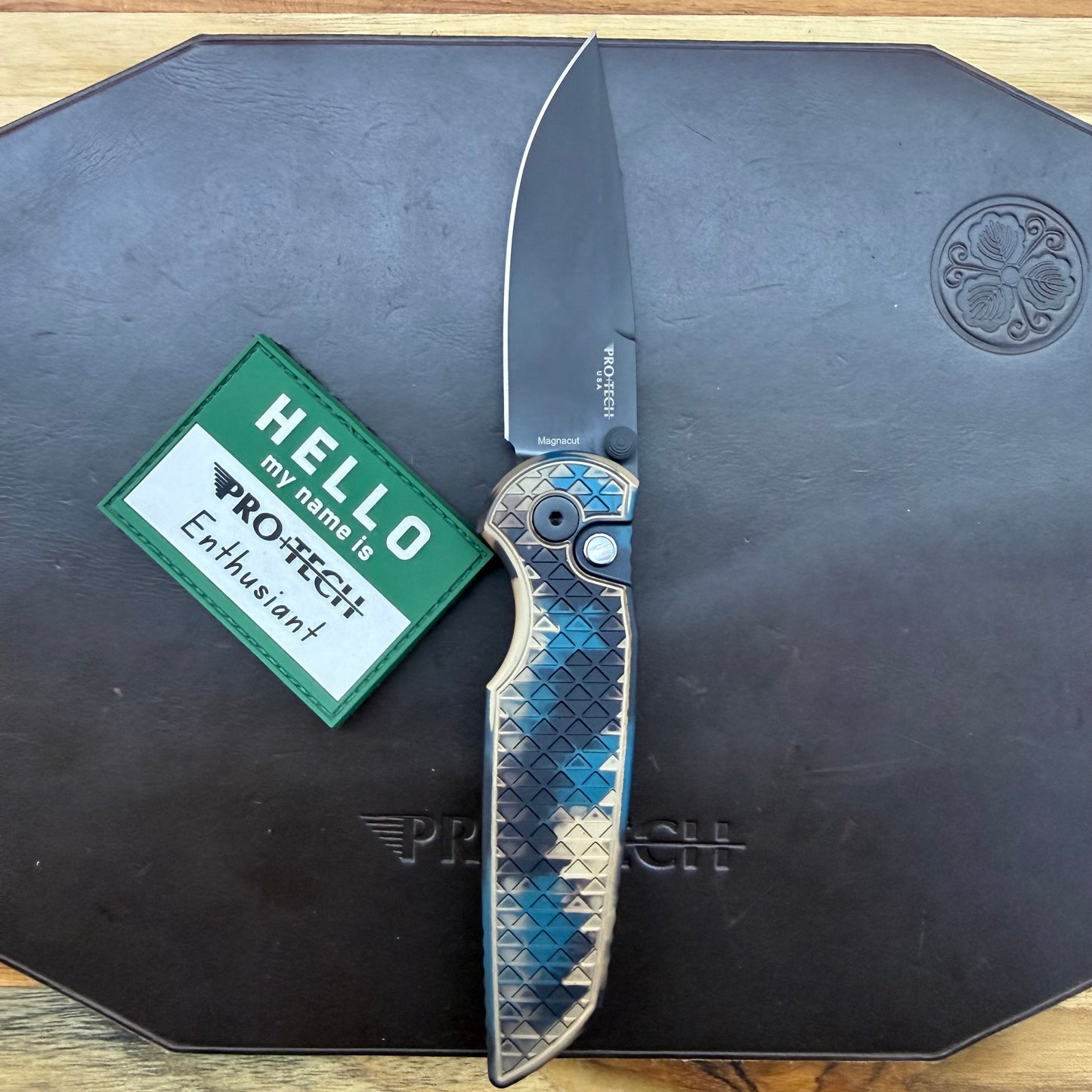 Pro-Tech TR-3 Integrity 3.5" Folding Knife w/ Shipwreck Relic Aluminum Handle