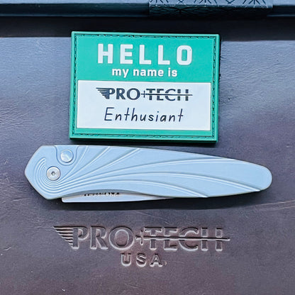 Pro-Tech Newport 3.5" Auto w/ S35VN & Special Grey Handle