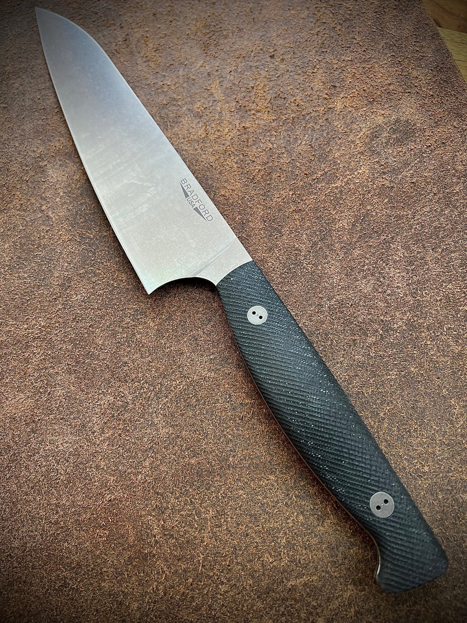 Bradford Knives Magnacut 3D Black G10 Chef's Knife
