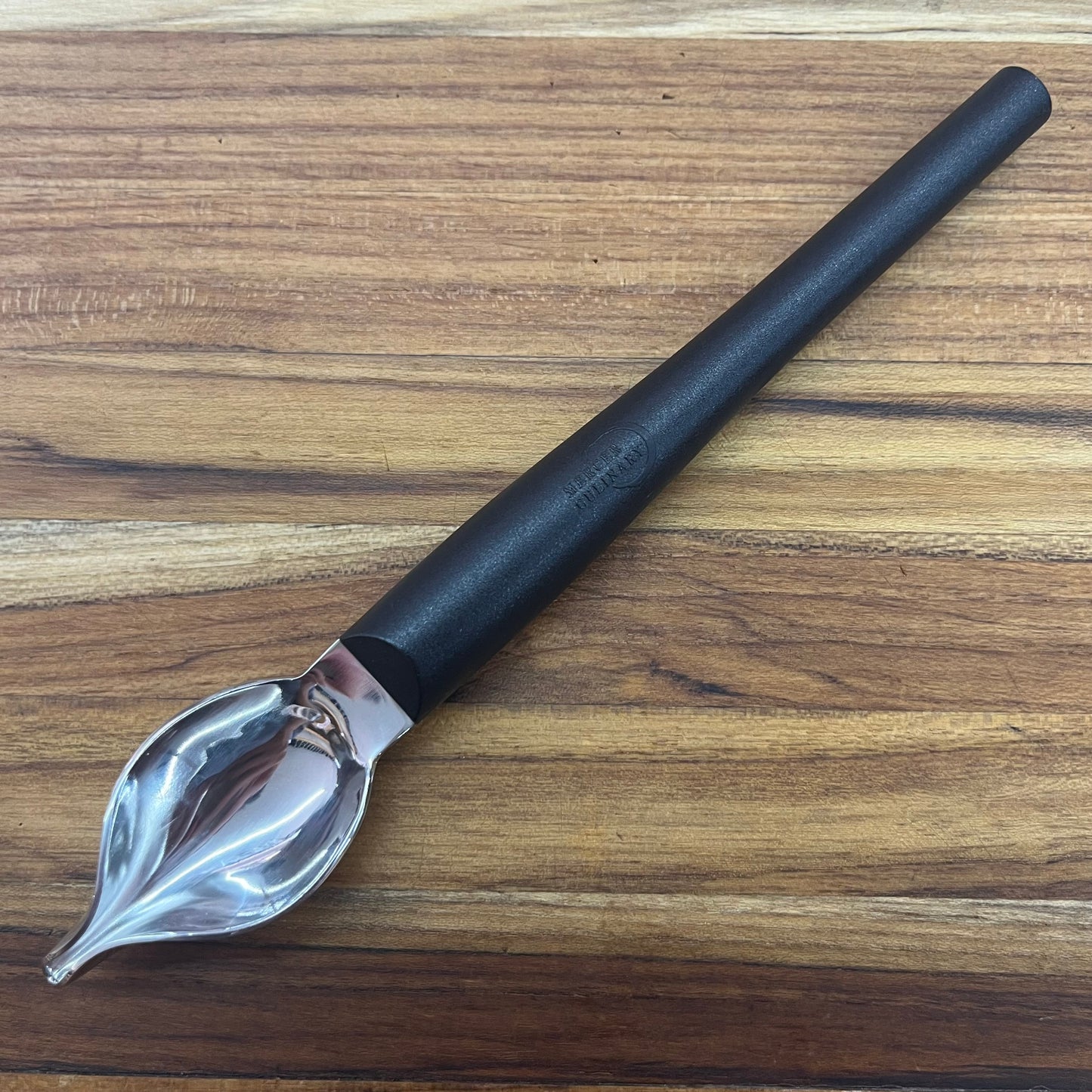 Mercer Tool 7" Small Precision Spoon w/ Spout & Texture Nylon Handle