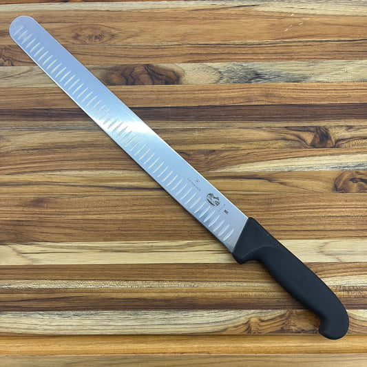 Victorinox Fibrox Pro 14” Extra-Tall Roast Beef Slicing Knife w/ Hollow-Ground