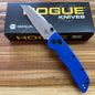 Hogue Deka 3.25" Folding Knife w/ Blue Polymer Handle