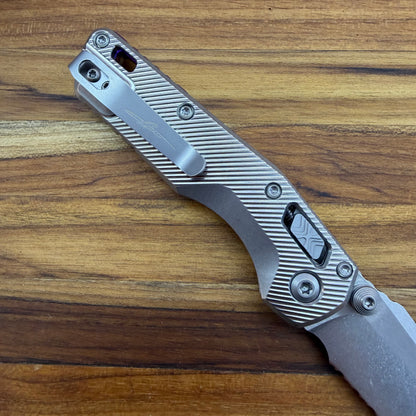 Microtech Marfione Select MSI Mini 3" P/S Folding Knife w/ Fluted Titanium Handle