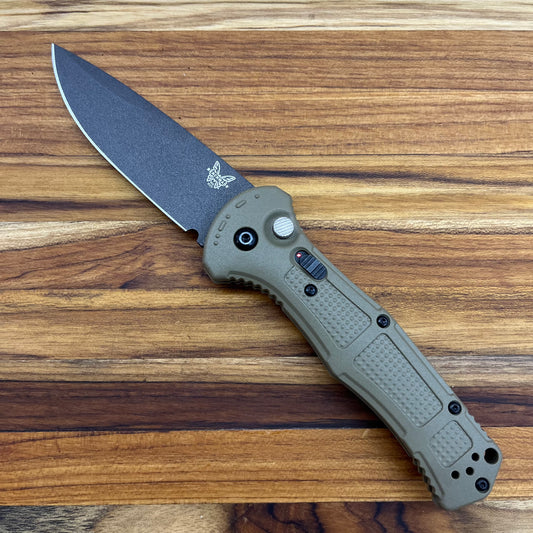 Benchmade Claymore 3.5" Auto w/ Foliage Green Grivory Handle