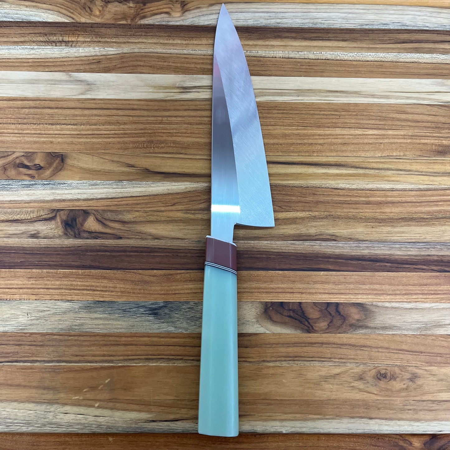3rd Hill Customs 210mm (8.25") Chef's Knife w/ Mint Resin Handle