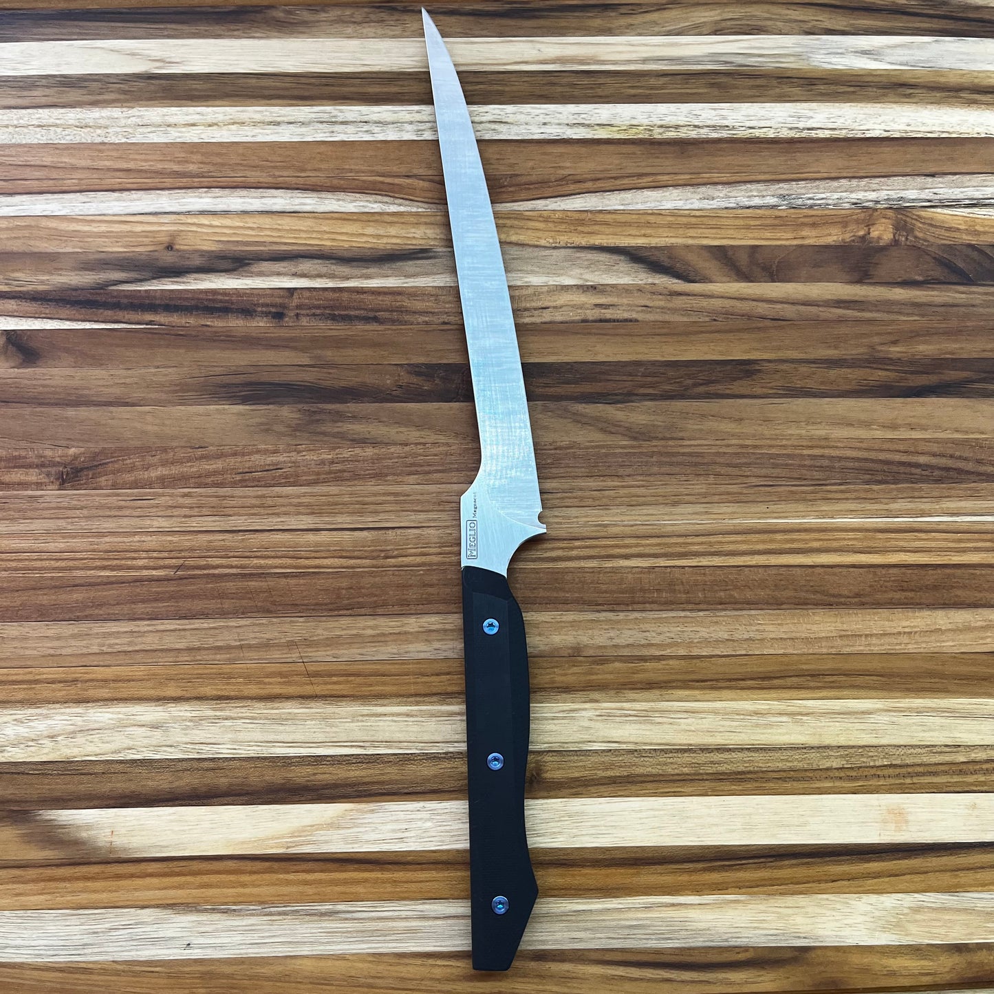 Meglio Production 8" Satin Offset Fillet Knife