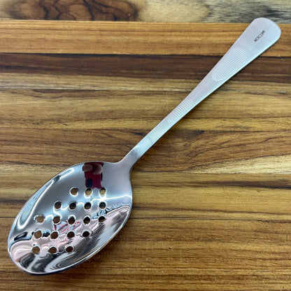 Mercer Tool 8" Satin Perforated Bowl Plating Spoon