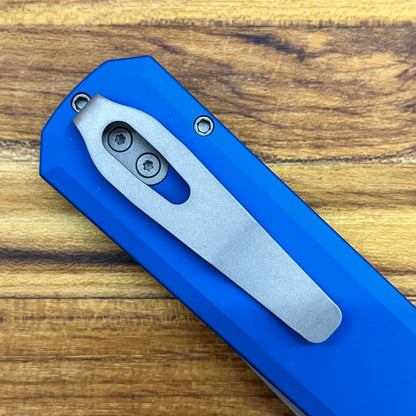 Pro-Tech Godfather 4" Auto w/ Blue Handle
