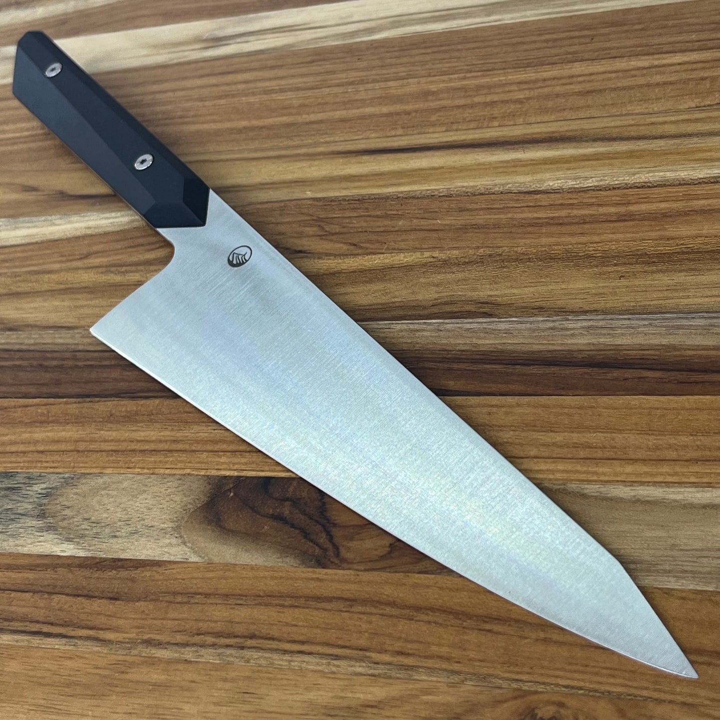 Enceladus Semi-Custom 197mm (7.75") K-Tip Gyuto w/ Black Richlite Handle