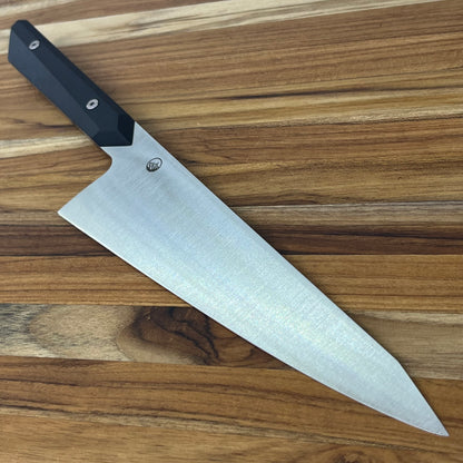 Enceladus Semi-Custom 197mm (7.75") K-Tip Gyuto w/ Black Richlite Handle