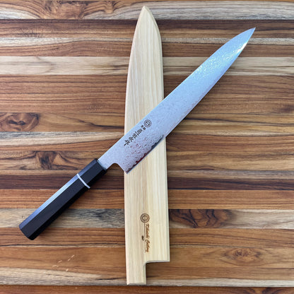 Kikuichi Magnetic Saya 270mm (10.5") Sujihiki w/ Poplar Wood