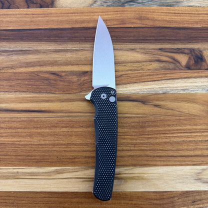 Pro-Tech Malibu 3.25" Flipping Knife w/ Black Textured Battleworn Handle