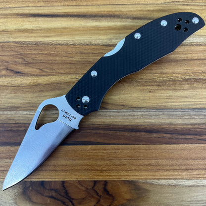 Spyderco Byrd Meadowlark 2.5" Folding Knife w/ Black G10 Handle