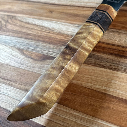 Baldwin Blades 6.5" Bunka in 52100 and Yellow Maple