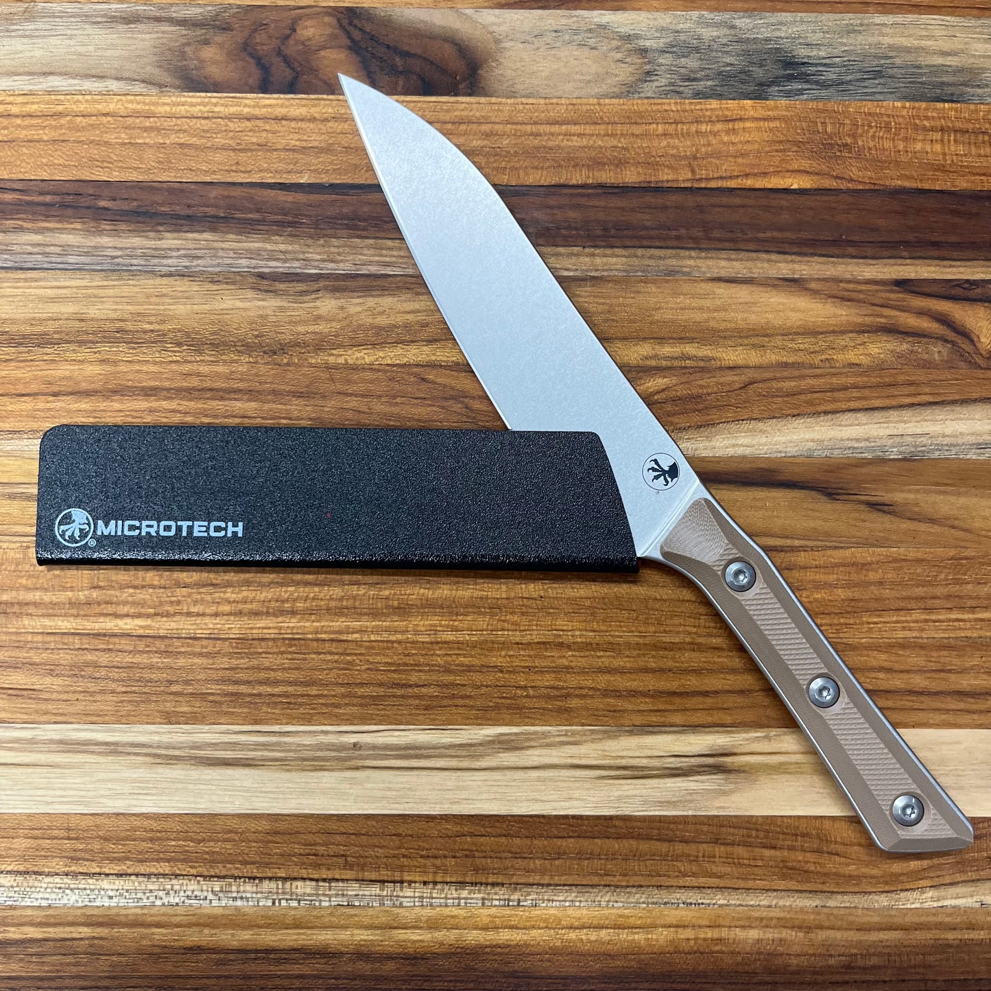 Microtech Culinary 6" Utility Knife w/ Coyote Tan G10 Handle