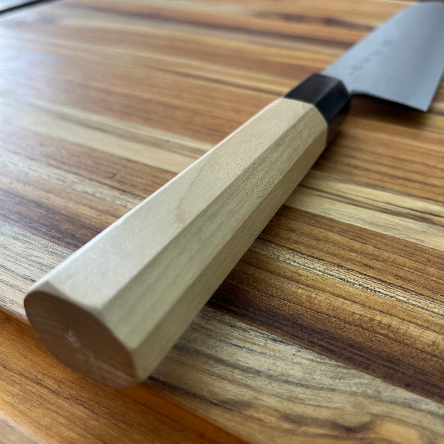 Kikuichi Kasumi Aoko Blue Carbon Damascus 240mm (9.5") Gyuto