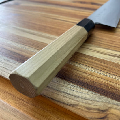 Kikuichi Kasumi Aoko Blue Carbon Damascus 240mm (9.5") Gyuto w/ K-Tip