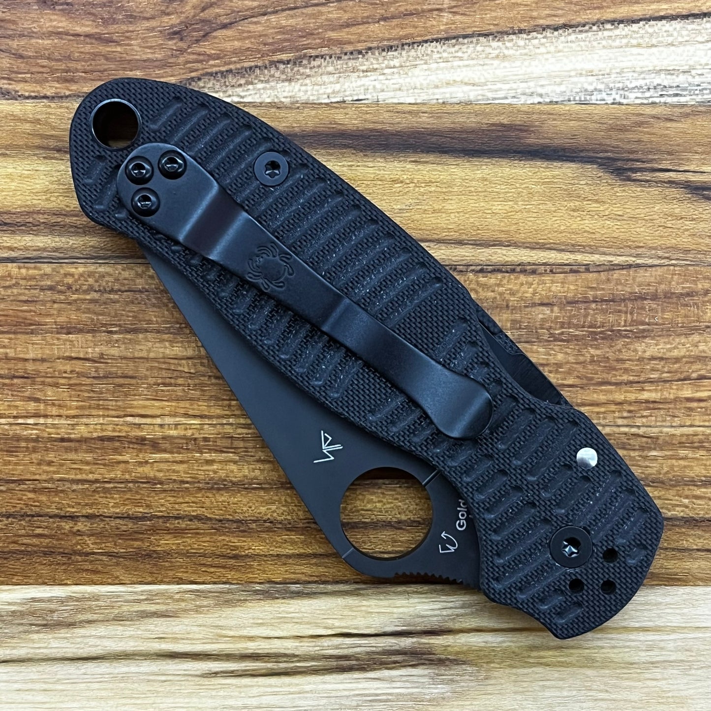 Spyderco Para 3 Salt 3" Folding Knife w/ Black Textured Handle