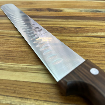 Victorinox Rosewood 12" Extra-Tall Roast Beef Slicing Knife w/ Hollow-Ground