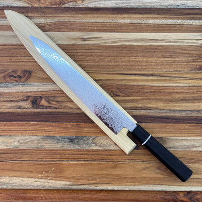 Kikuichi Magnetic Saya 270mm (10.5") Sujihiki w/ Poplar Wood
