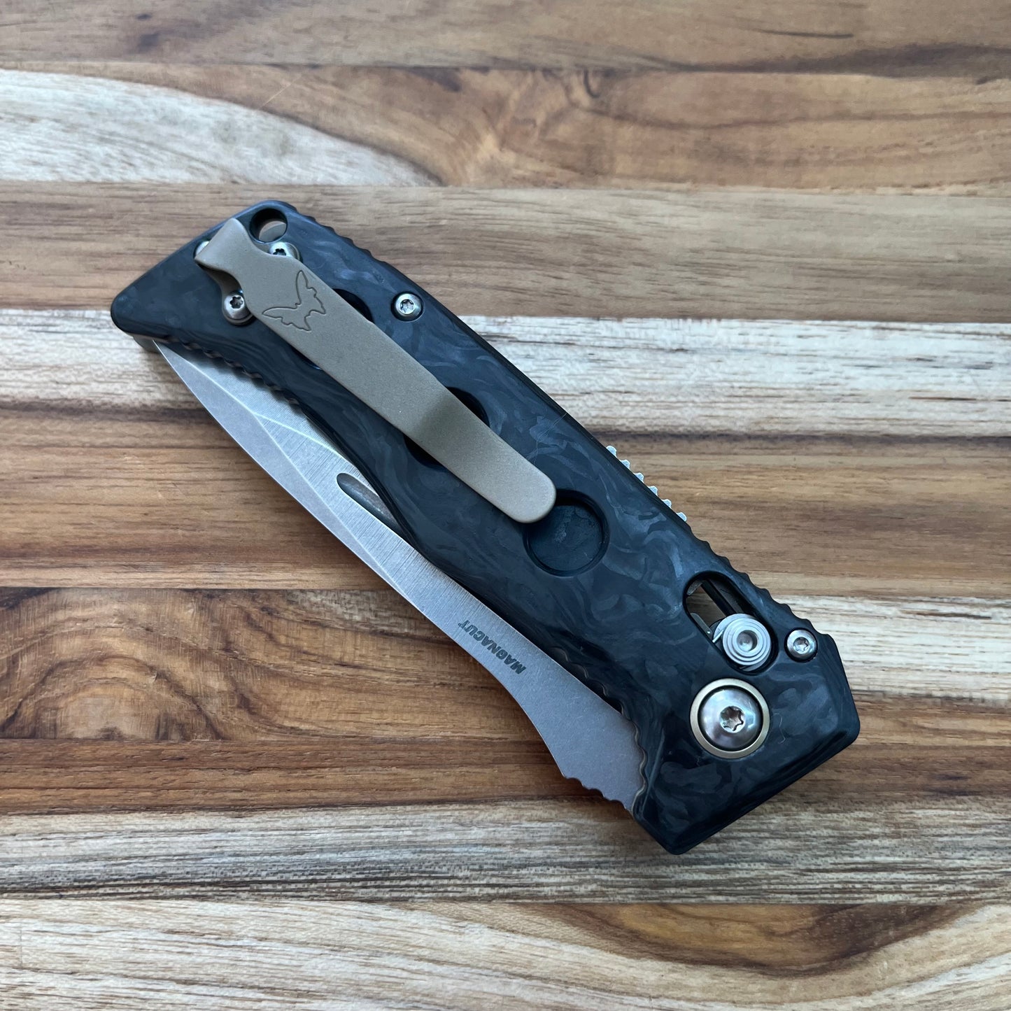 Benchmade Mini Adamas 3.25" Auto w/ Carbon Fiber Handle