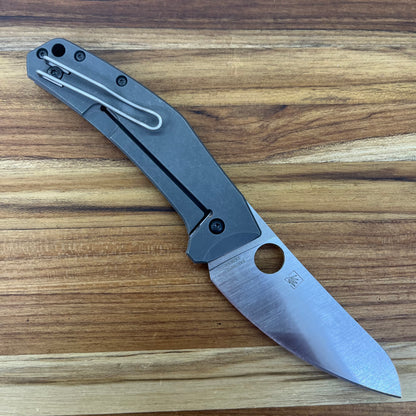 Spyderco SpydieChef Grey Titanium Folder