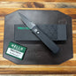 Pro-Tech Godson 3.15" Auto w/ DLC Washed Blade & Black Aluminum Handle