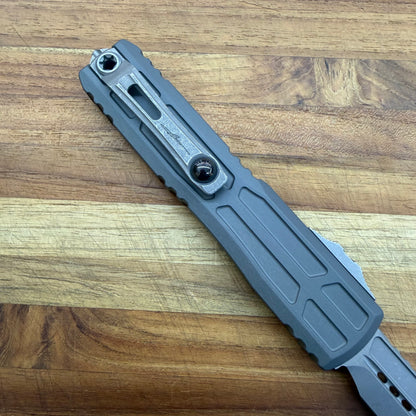 Microtech Ultratech EX ZBP Bayonet 3.5" OTF w/ Grey Aluminum Handle