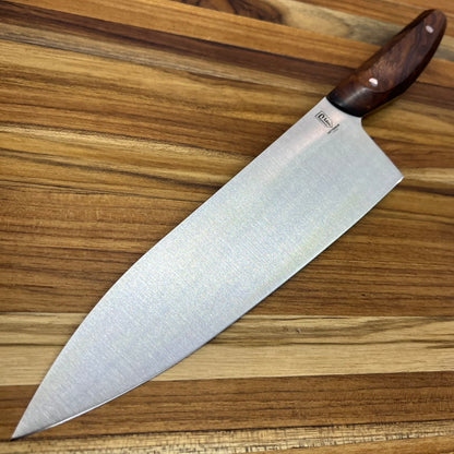 Patterson Forge Semi-Custom 200mm (8") Chef's Knife w/ Desert Iron Wood Handle