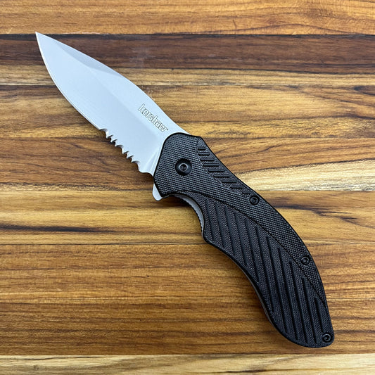 Kershaw Clash (P/S) 3" Flipping Knife w/ Black Nylon Handle
