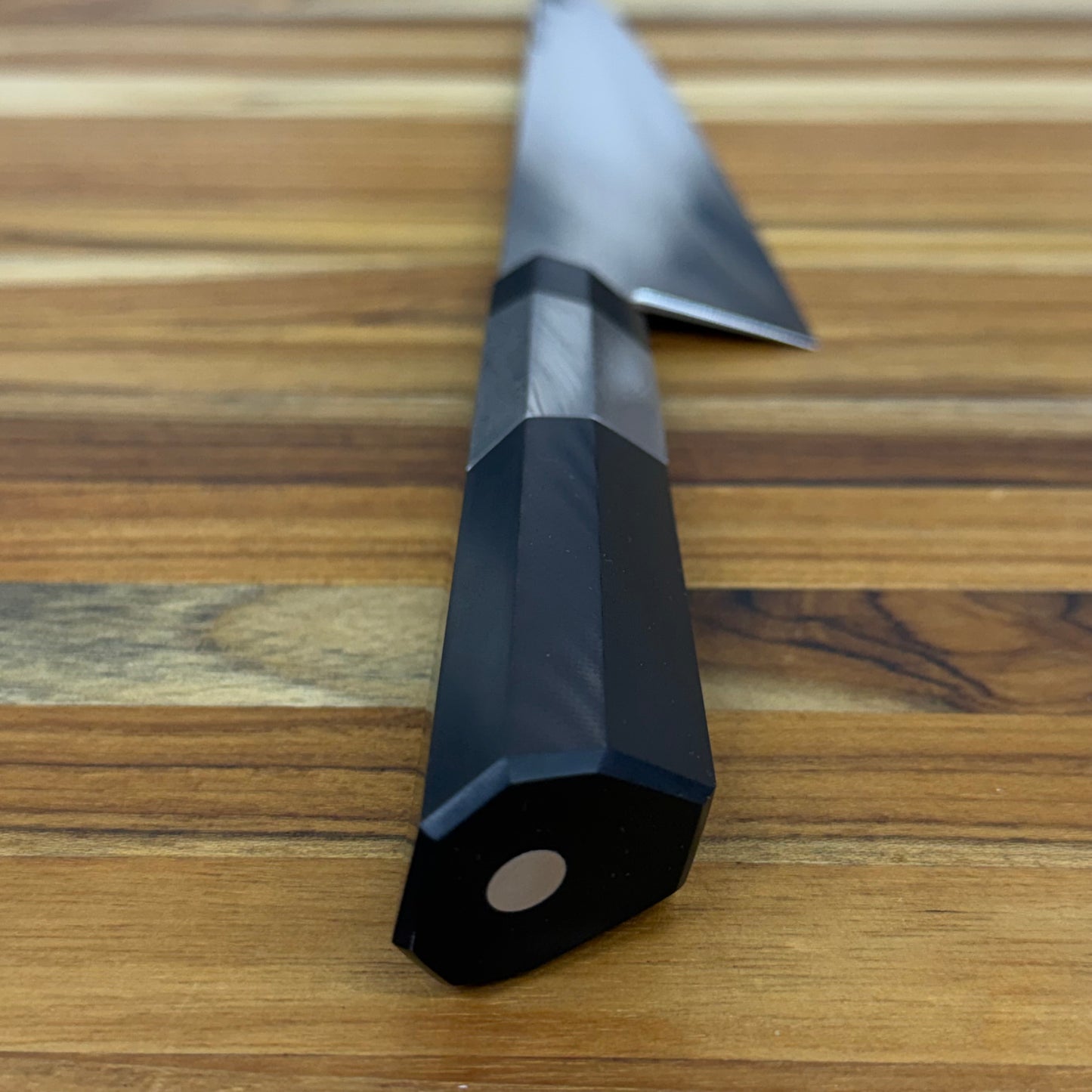 Enceladus Custom 197mm (7.75") K-Tip Gyuto w/ G10 & Damasteel Handle