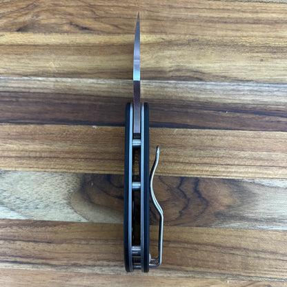 Spyderco Chicago 2" Folding Knife w/ Black G10 Handle