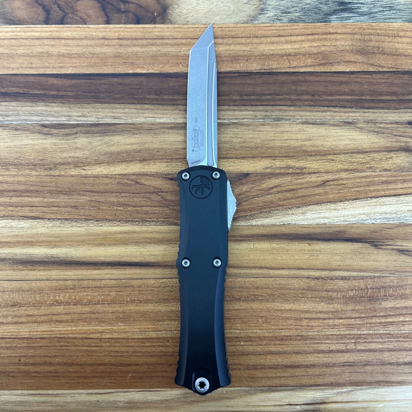 Microtech Hera II Mini Apocalyptic T/E 3" OTF w/ Black Aluminum Handle
