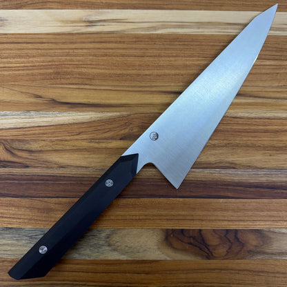 Enceladus Semi-Custom 197mm (7.75") K-Tip Gyuto w/ Black Richlite Handle