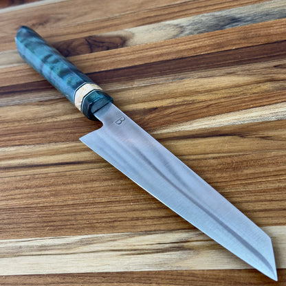 Baldwin Blades 165mm (6.5") Petty w/ K-Tip & Emerald Maple Handle