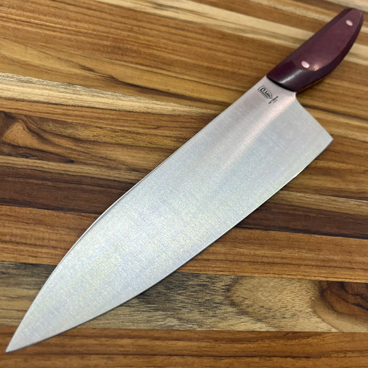 Patterson Forge Production 200mm (8") Chef's Knife w/ Redstone Richlite Handle
