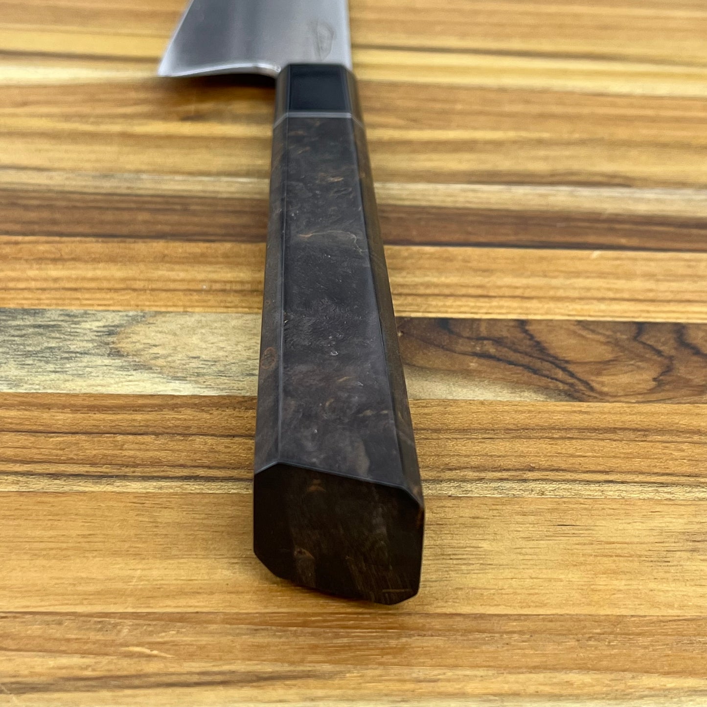 Alfredo Faccipieri ONE 190mm (7.5") Gyuto w/ MagnaCut & Stabilized Deep Black Maple Handle